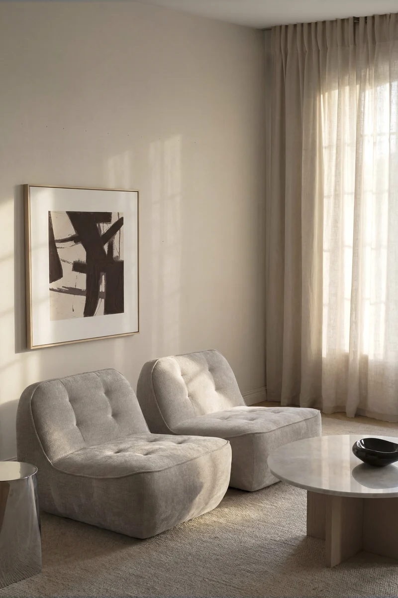 Loungechair hellbeige