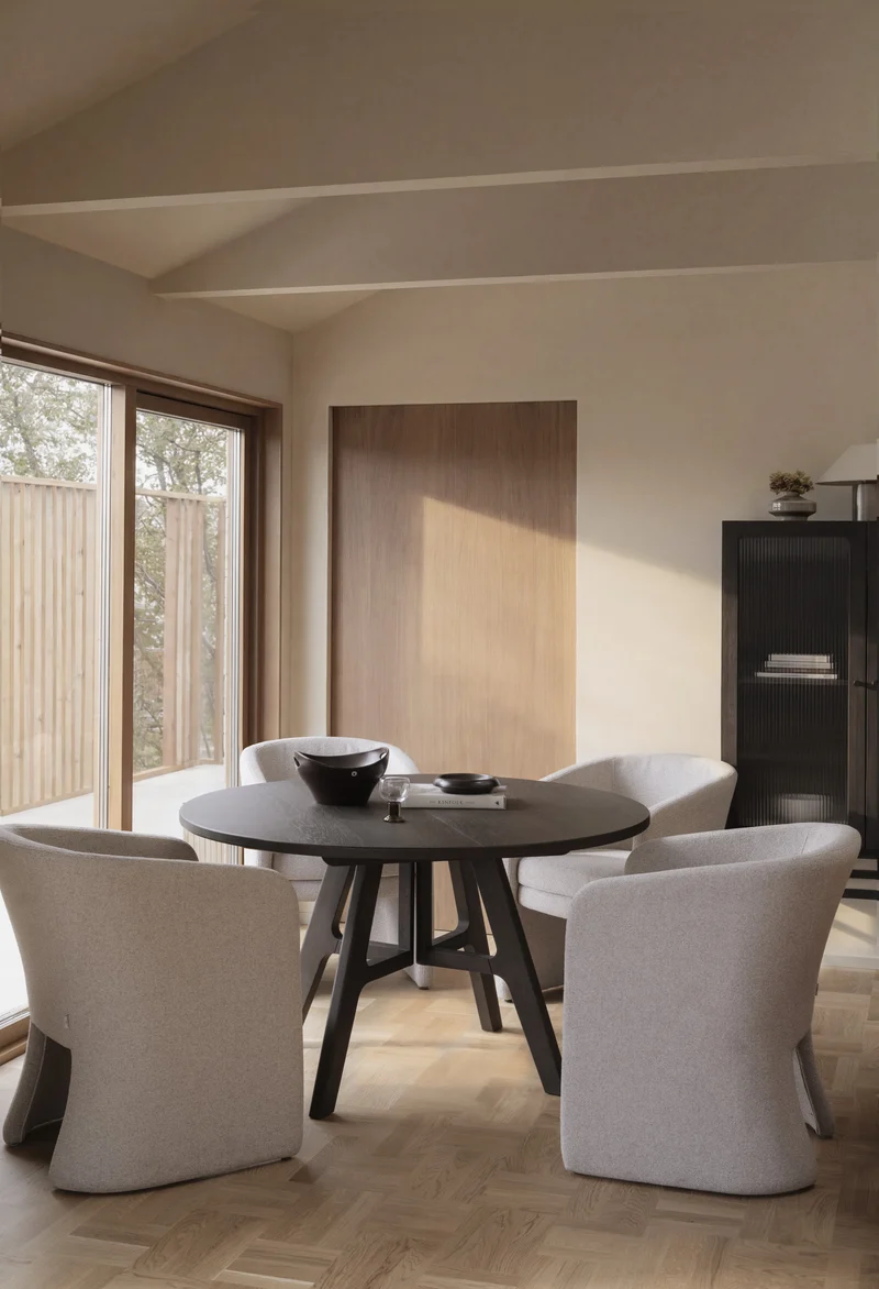 Polsterstuhl Boucle, beige