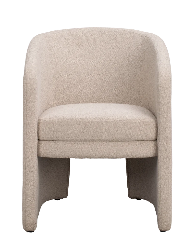 Polsterstuhl Boucle, beige