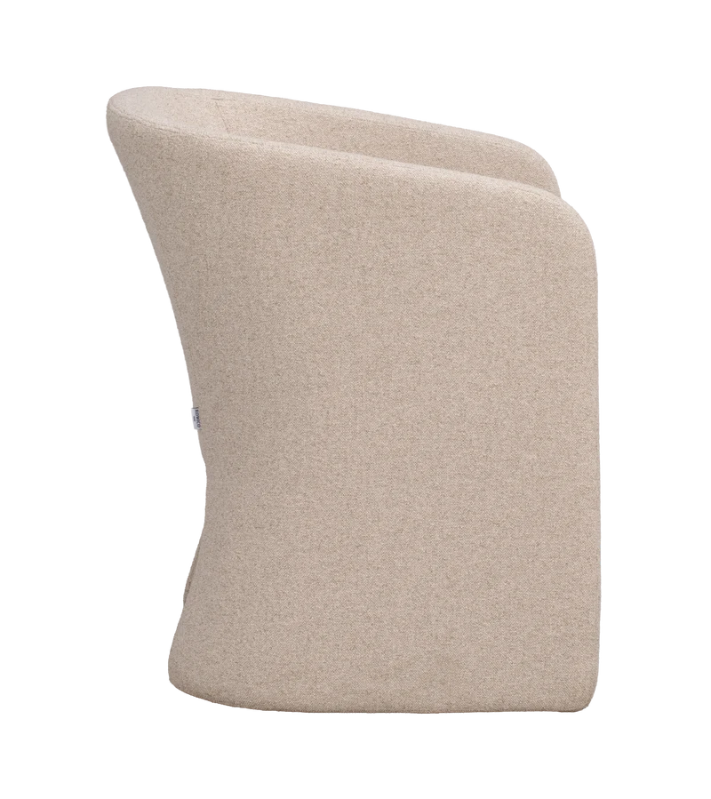Polsterstuhl Boucle, beige