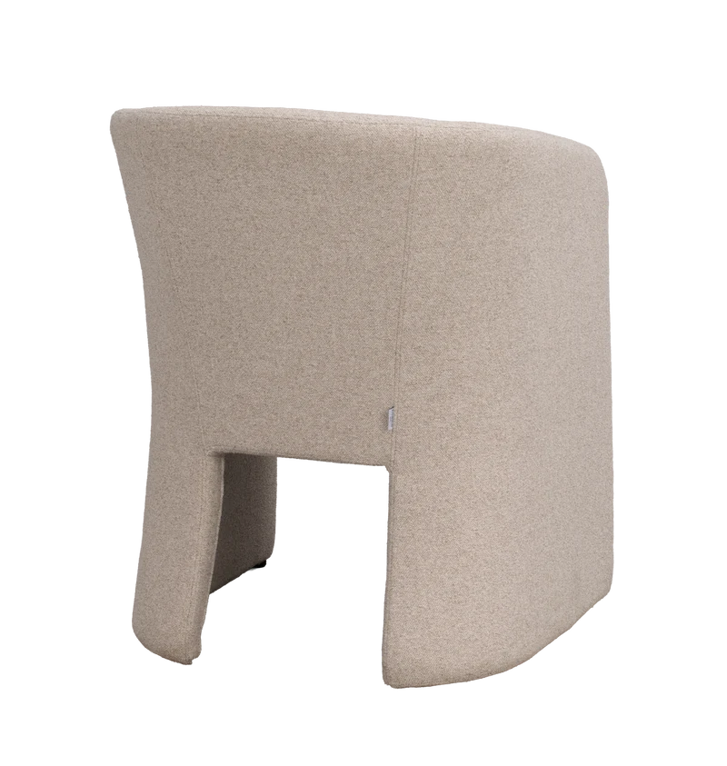 Polsterstuhl Boucle, beige