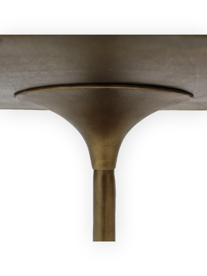 Couchtisch | "Don" mit Brass Antique-Finish