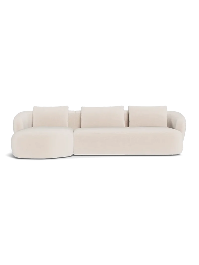 FLEXLUX Torino 3-Sitzer mit Récamiere rechts