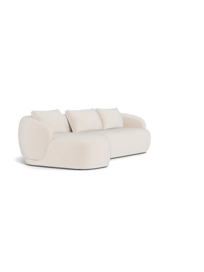 FLEXLUX Torino 3-Sitzer mit Récamiere rechts
