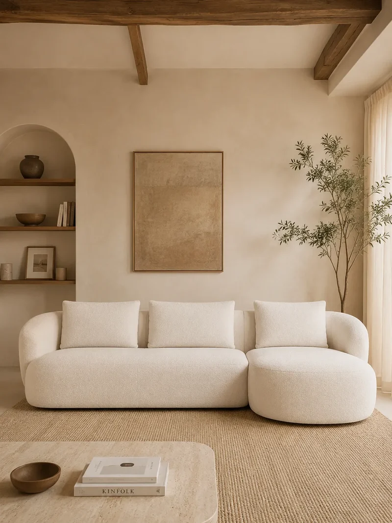 FLEXLUX Torino 3-Sitzer mit Récamiere links