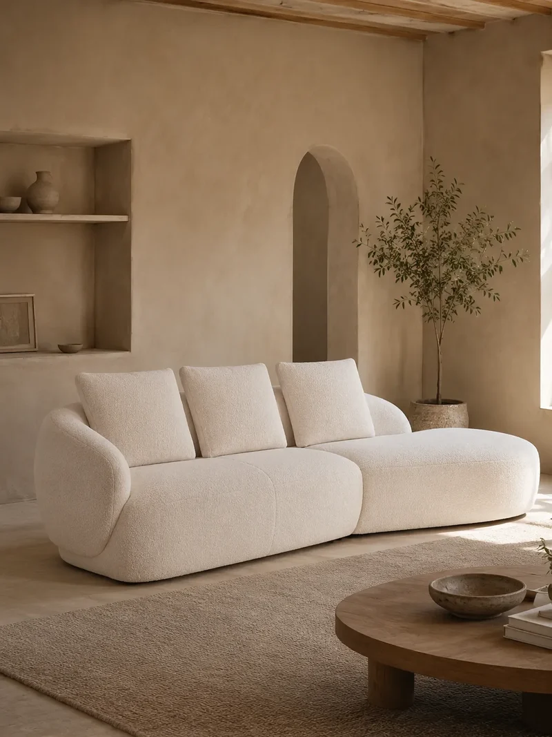 FLEXLUX Torino 2,5-Sitzer mit Récamiere breit rechts