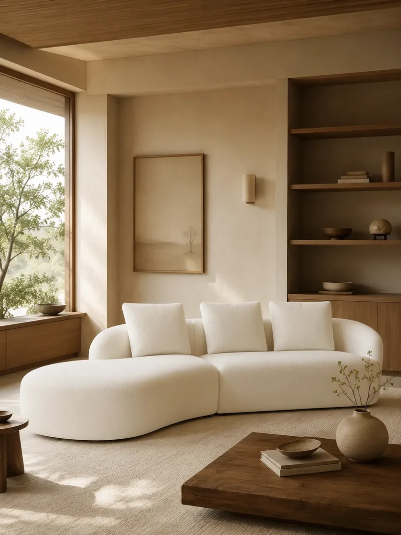 FLEXLUX Torino 2,5-Sitzer mit Récamiere breit links