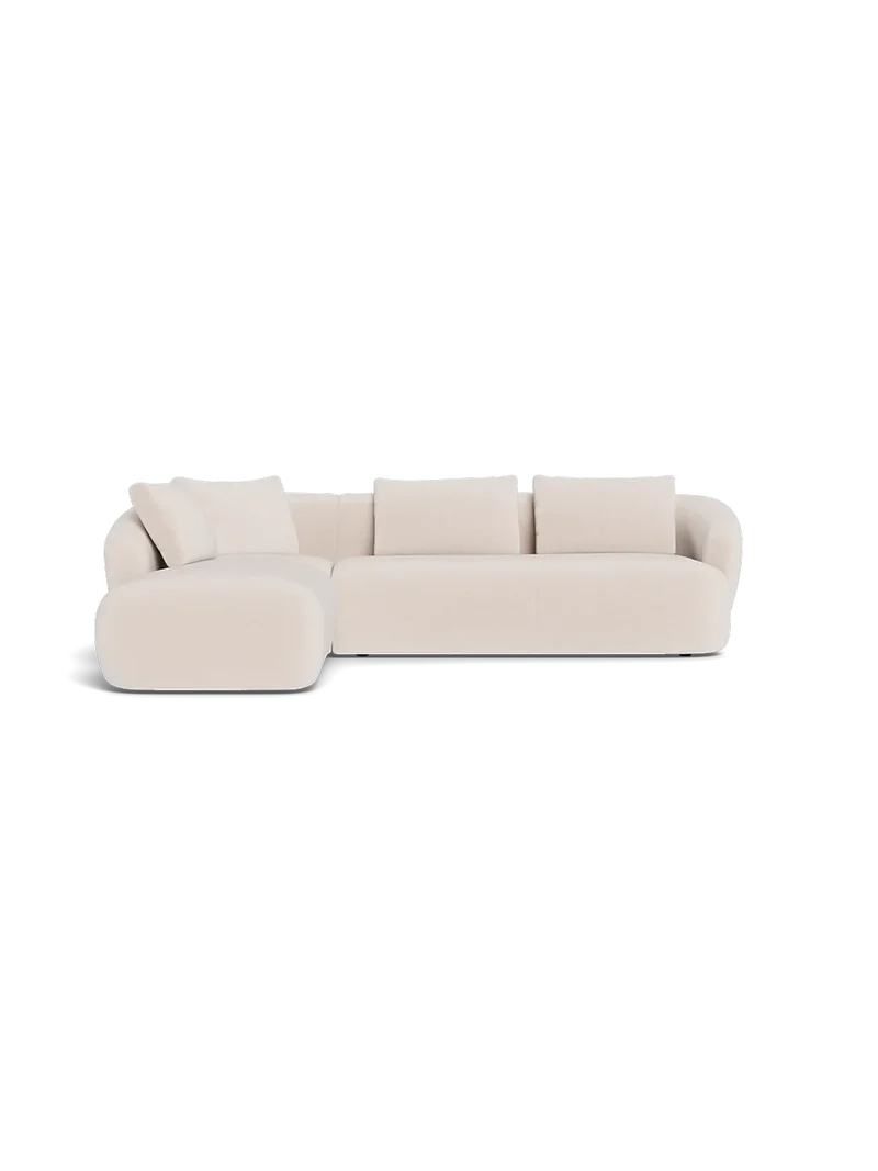 FLEXLUX Torino 3-Sitzer mit Open End links