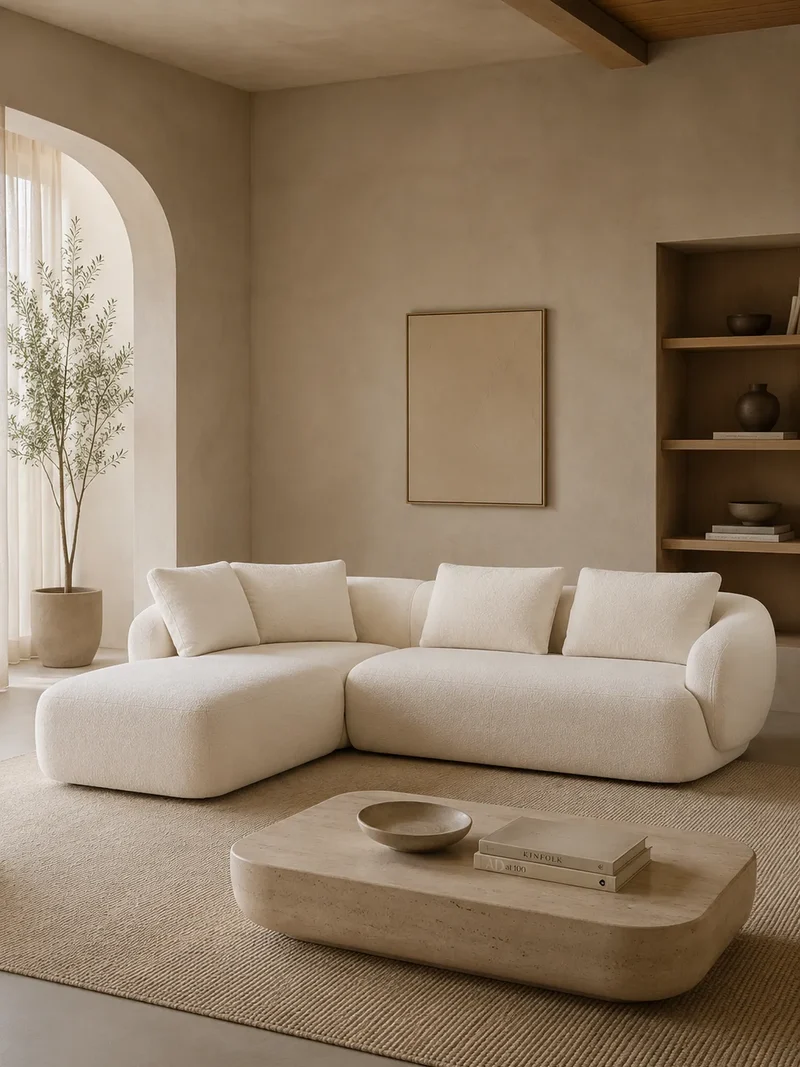 FLEXLUX Torino 3-Sitzer mit Open End links