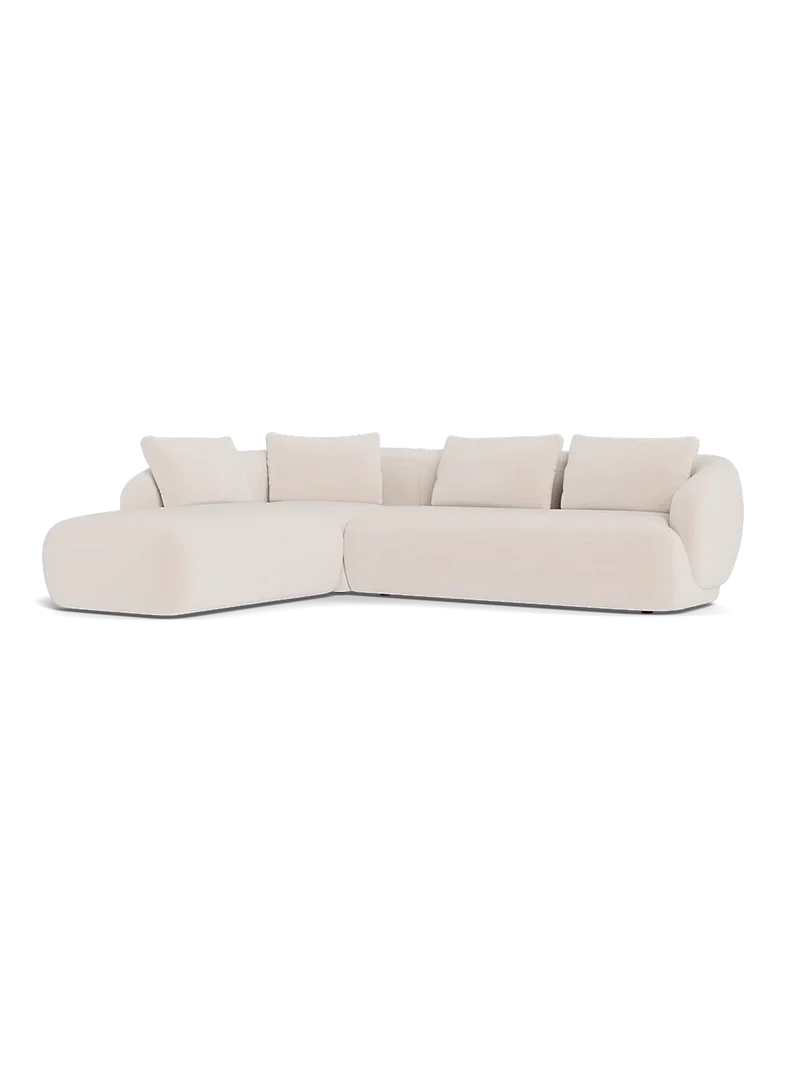 FLEXLUX Torino 3-Sitzer mit Open End links