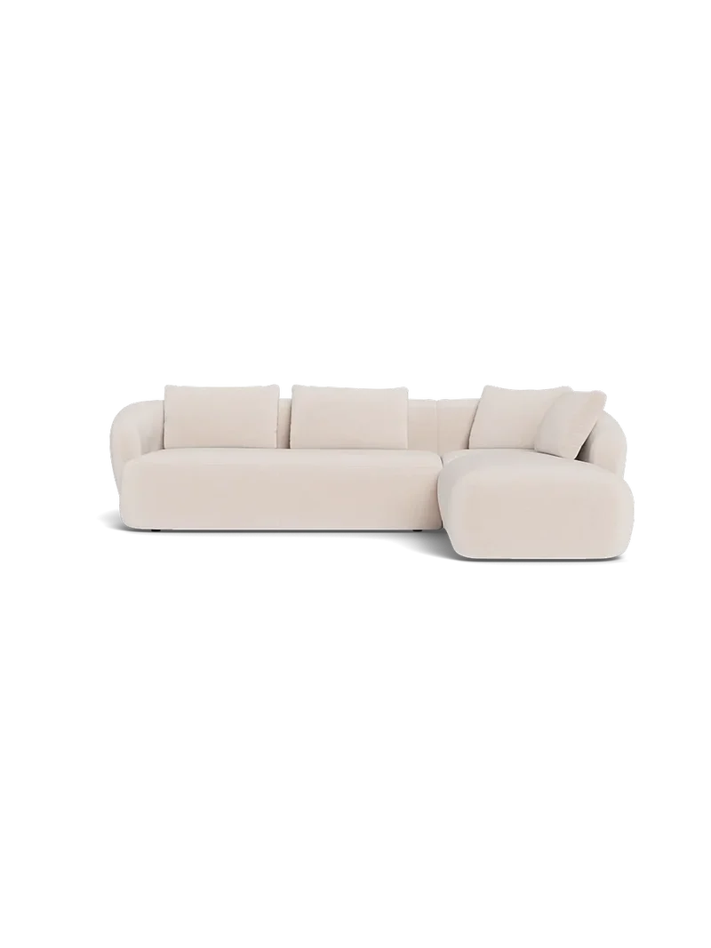 FLEXLUX Torino 3-Sitzer mit Open End rechts