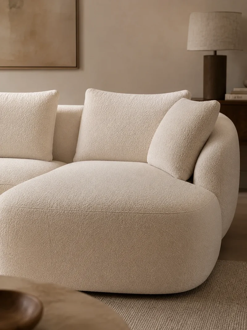 FLEXLUX Torino 3-Sitzer mit Open End rechts