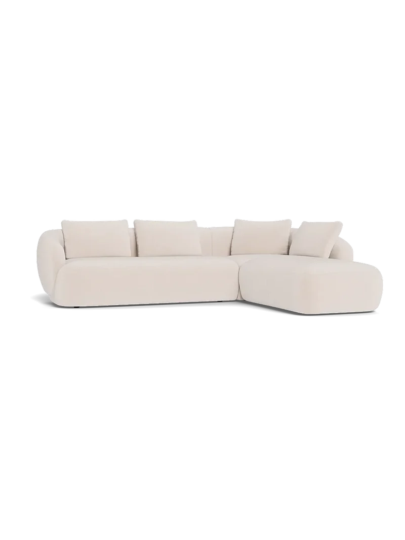 FLEXLUX Torino 3-Sitzer mit Open End rechts