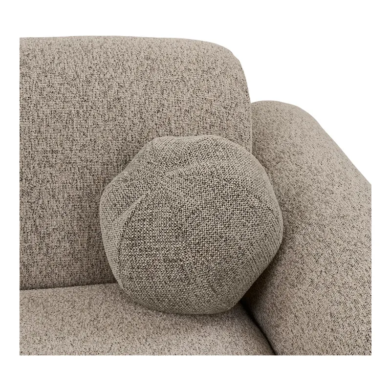 Loungesofa Clio L300cm, steingrau