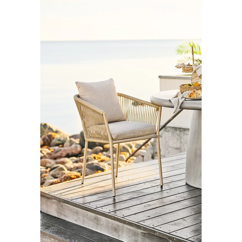 Outdoorstuhl, sand/natur