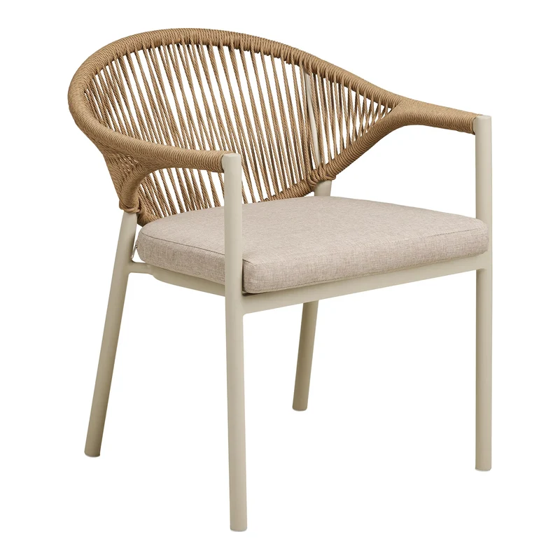 Outdoorstuhl Amari, sand/natur