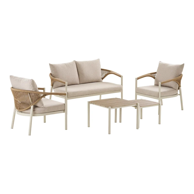 Loungeset Amari, sand/natur
