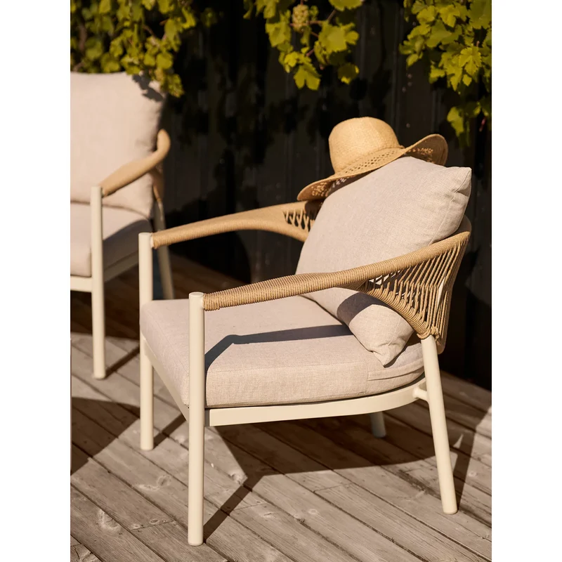 Loungeset Amari, sand/natur