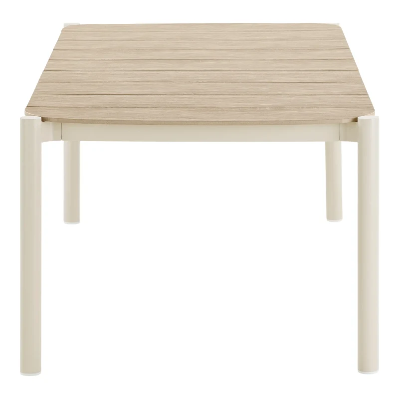 Outdoor Esstisch 200x100cm, sand/natur
