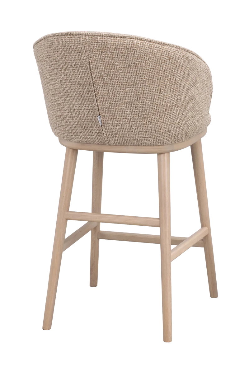 Barstuhl June beige, Eiche hell
