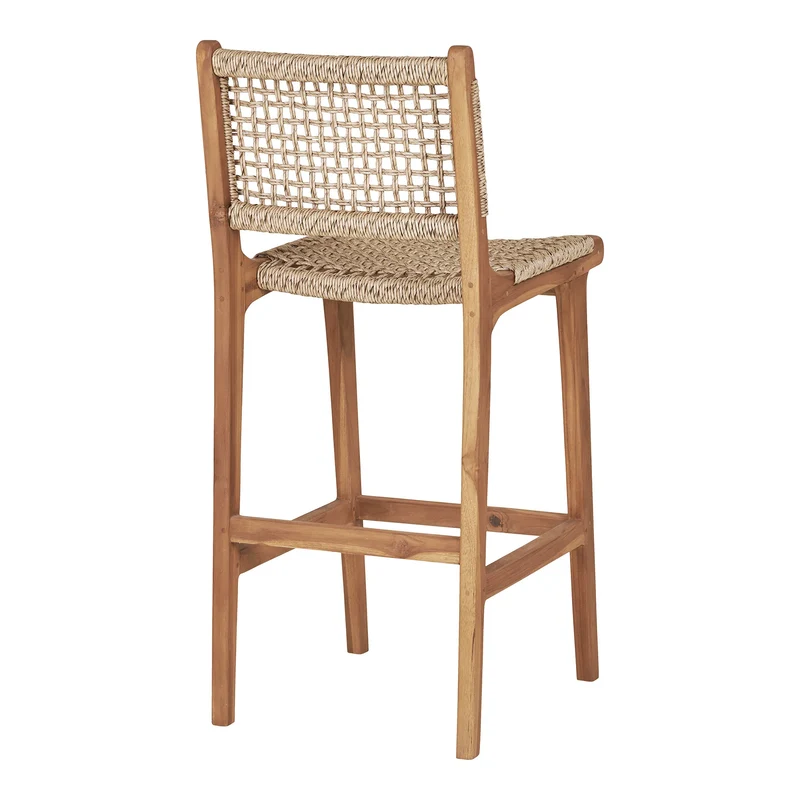 Rattan Barstuhl, naturfarben