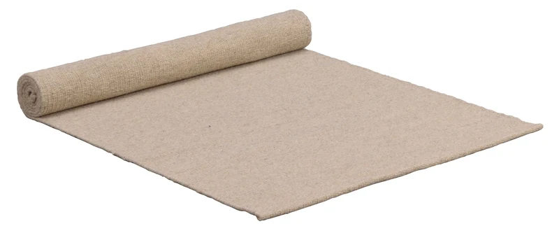 Wollteppich 200x80cm, beige