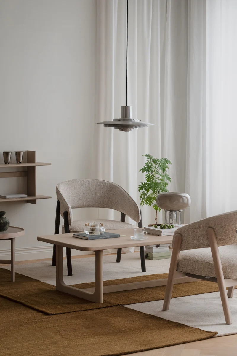 Wollteppich 200x80cm, beige