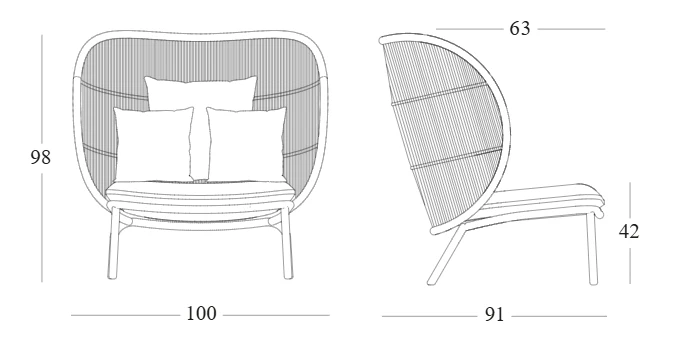 Gartensessel KODO COCOON