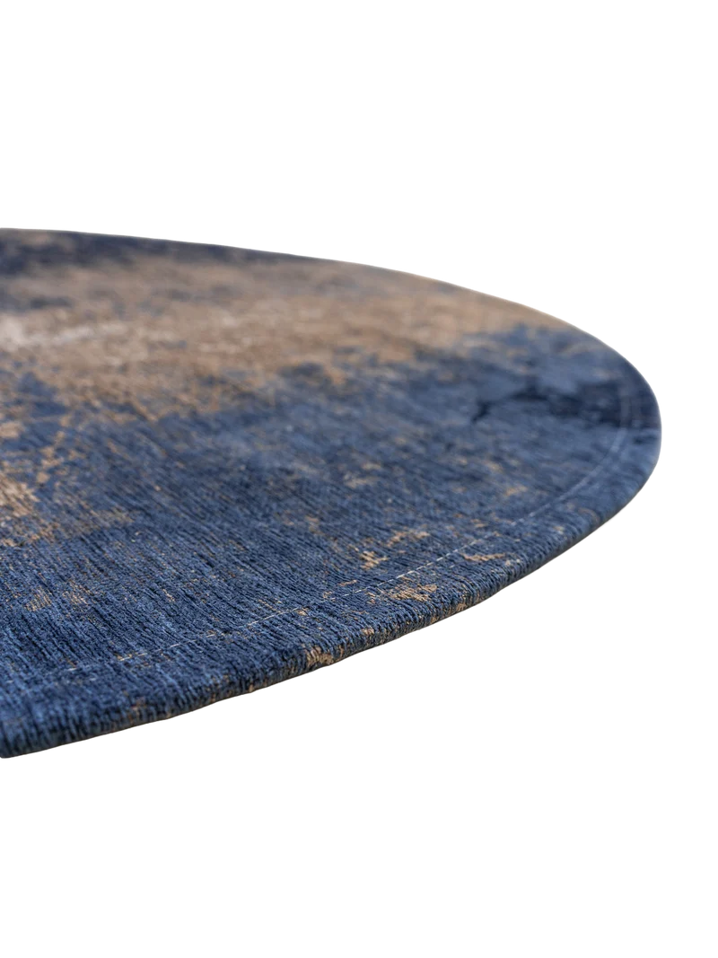 Mad Men Abyss Blue Runder Teppich