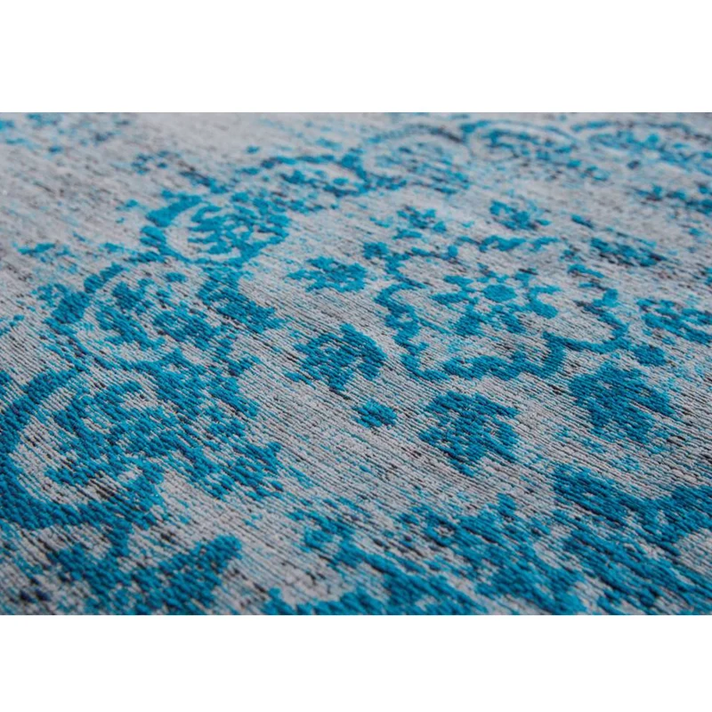 Ornament Grey Turquoise Teppich