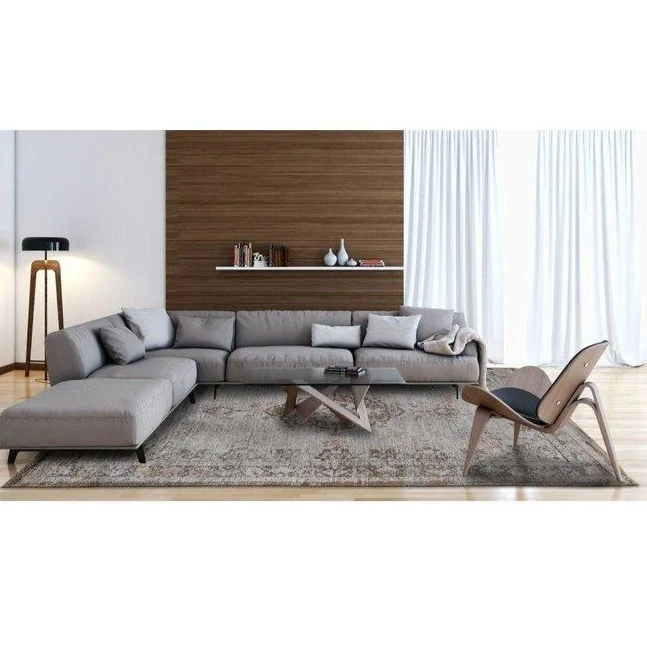 Ornament Grey Ebony Teppich