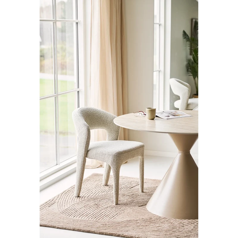 Polsterstuhl Boucle, beige