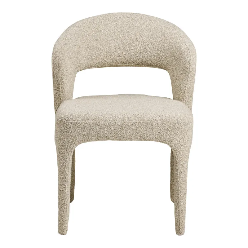 Polsterstuhl Boucle, beige