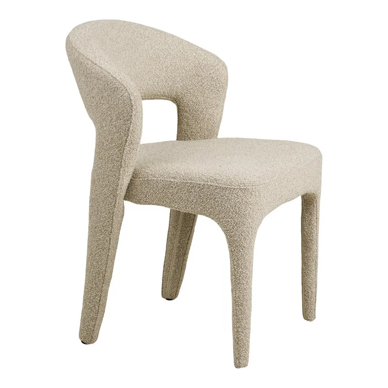 Polsterstuhl Boucle, beige