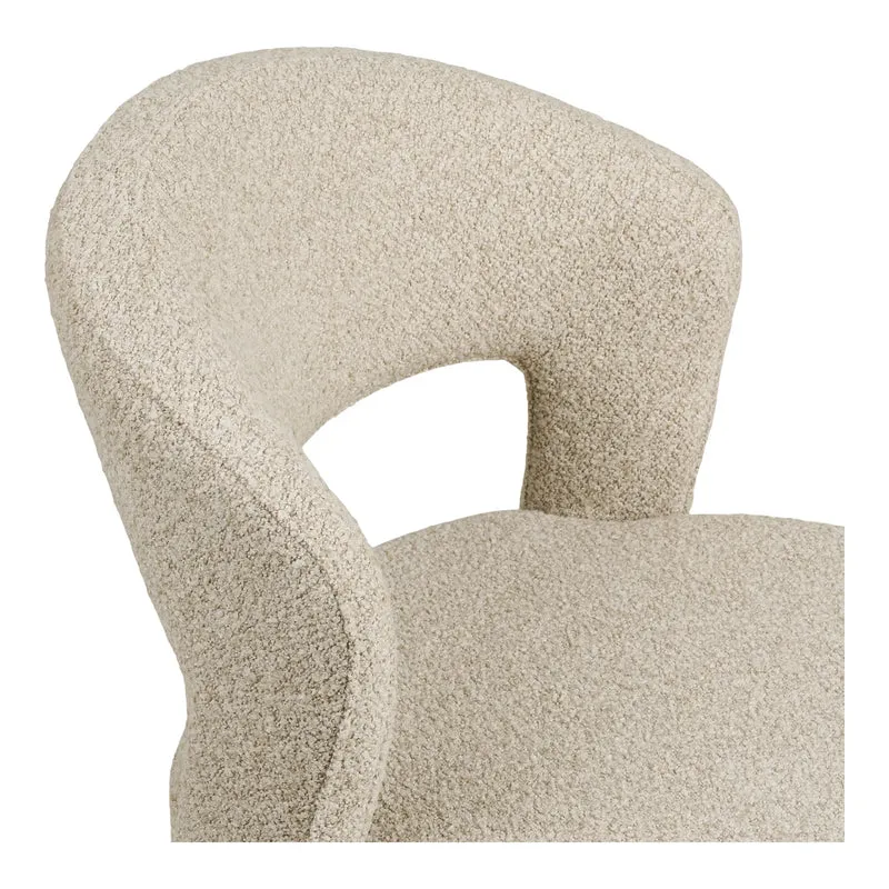 Polsterstuhl Boucle, beige