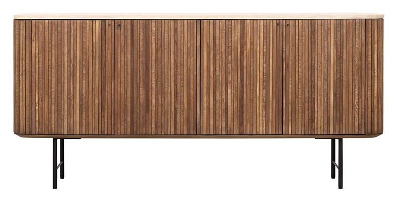 Hohes Sideboard Mata L 180cm, Teakholz