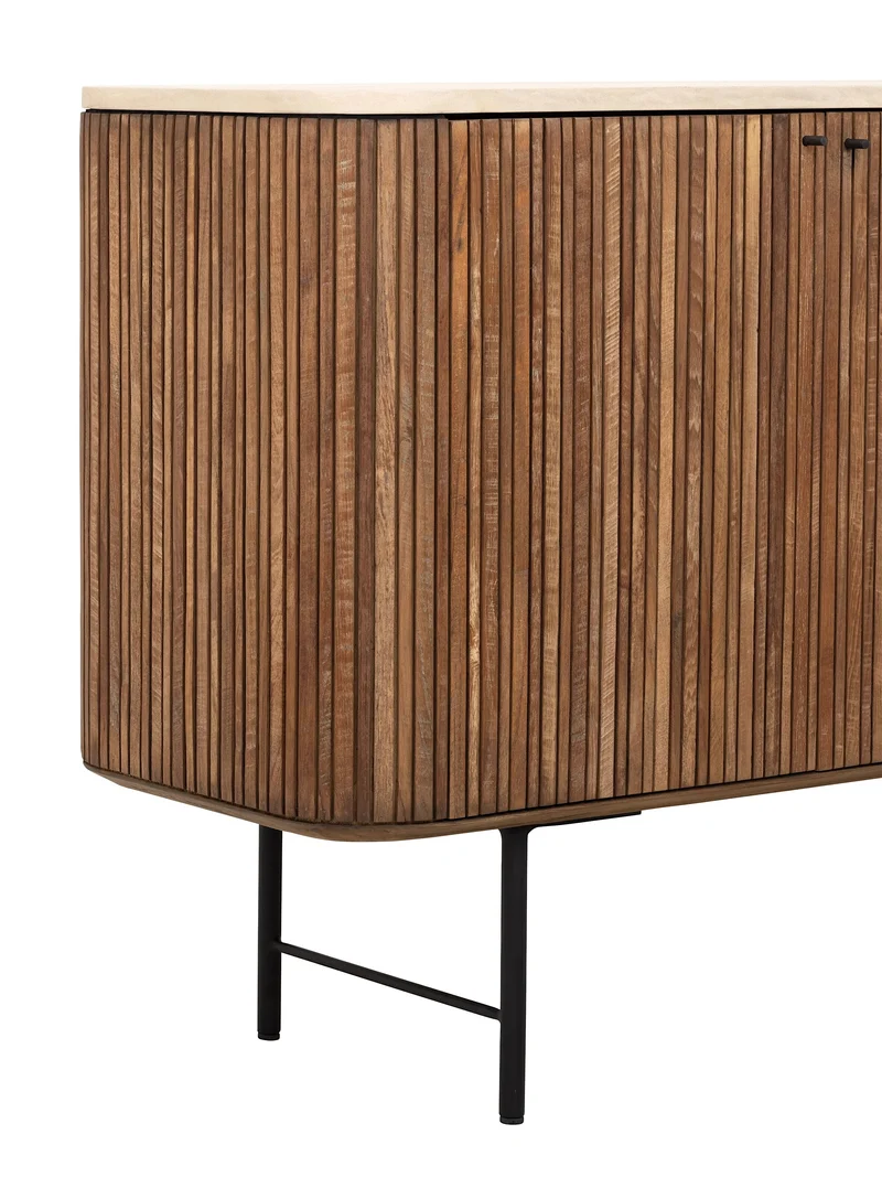 Hohes Sideboard Mata L 180cm, Teakholz