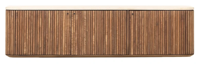 Lowboard Mata L 140cm, Teakholz