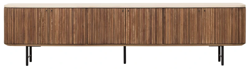 Sideboard Mata L 220cm, Teakholz