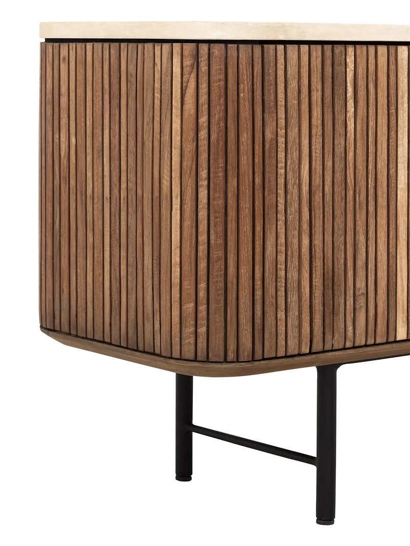 Sideboard Mata L 140cm, Teakholz