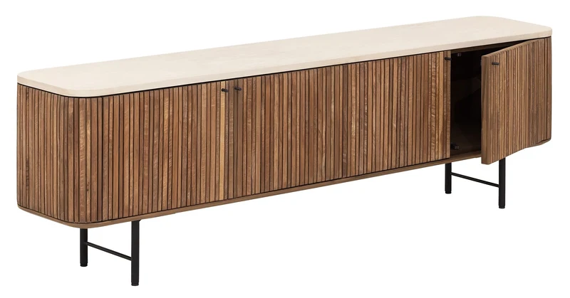 Sideboard Mata L 180cm, Teakholz