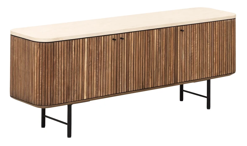 Sideboard Mata L 140cm, Teakholz