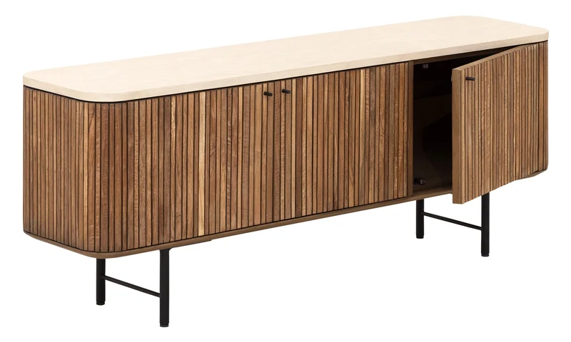 Sideboard Mata L 140cm, Teakholz