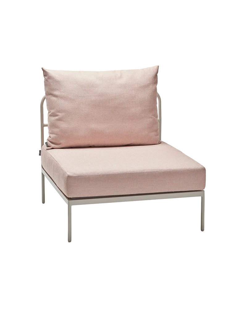 Mittelelement Coco Lounge Aluminium greige Kissen 100% Polyacryl Lychee