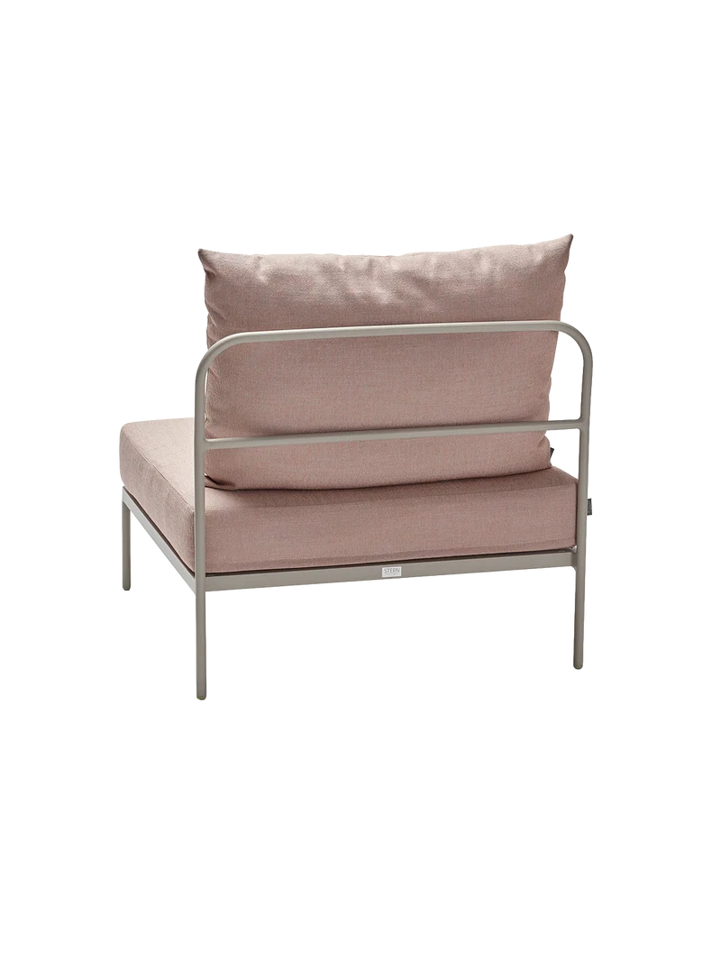 Mittelelement Coco Lounge Aluminium greige Kissen 100% Polyacryl Lychee