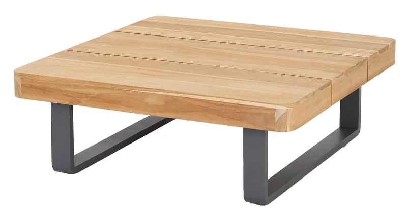 Outdoor Ecklounge Bahamas mit Tisch, Akazie - anthrazit, teak