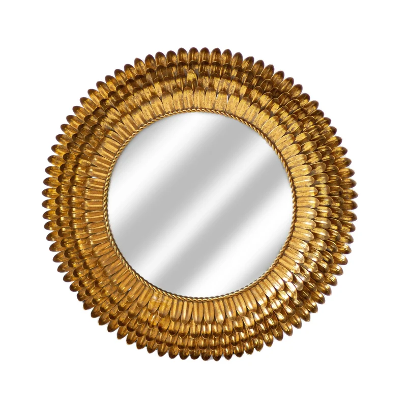 Wandspiegel | "Petal" – Gold