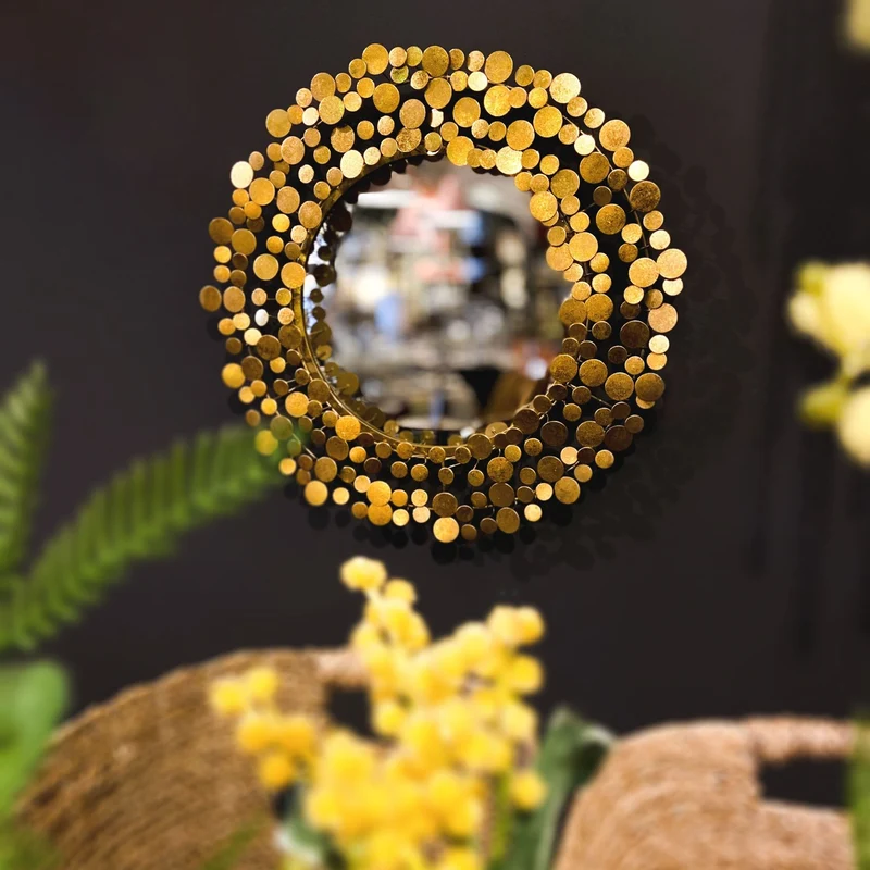 Wandspiegel | "Penny" – Gold