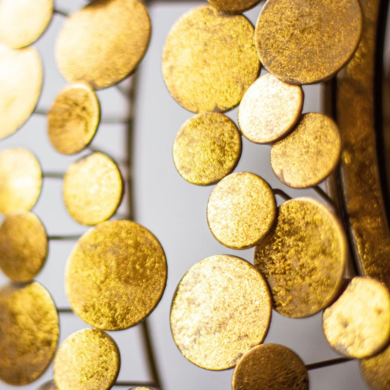 Wandspiegel | "Penny" – Gold