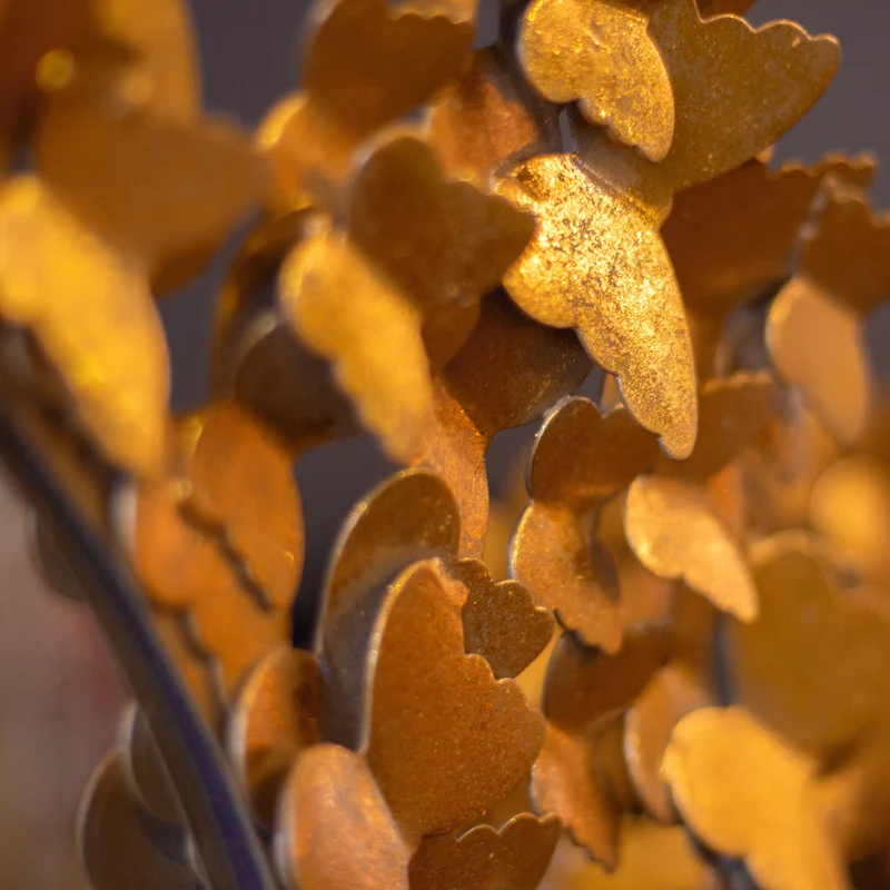 Wandspiegel | "Butterfly" – Gold